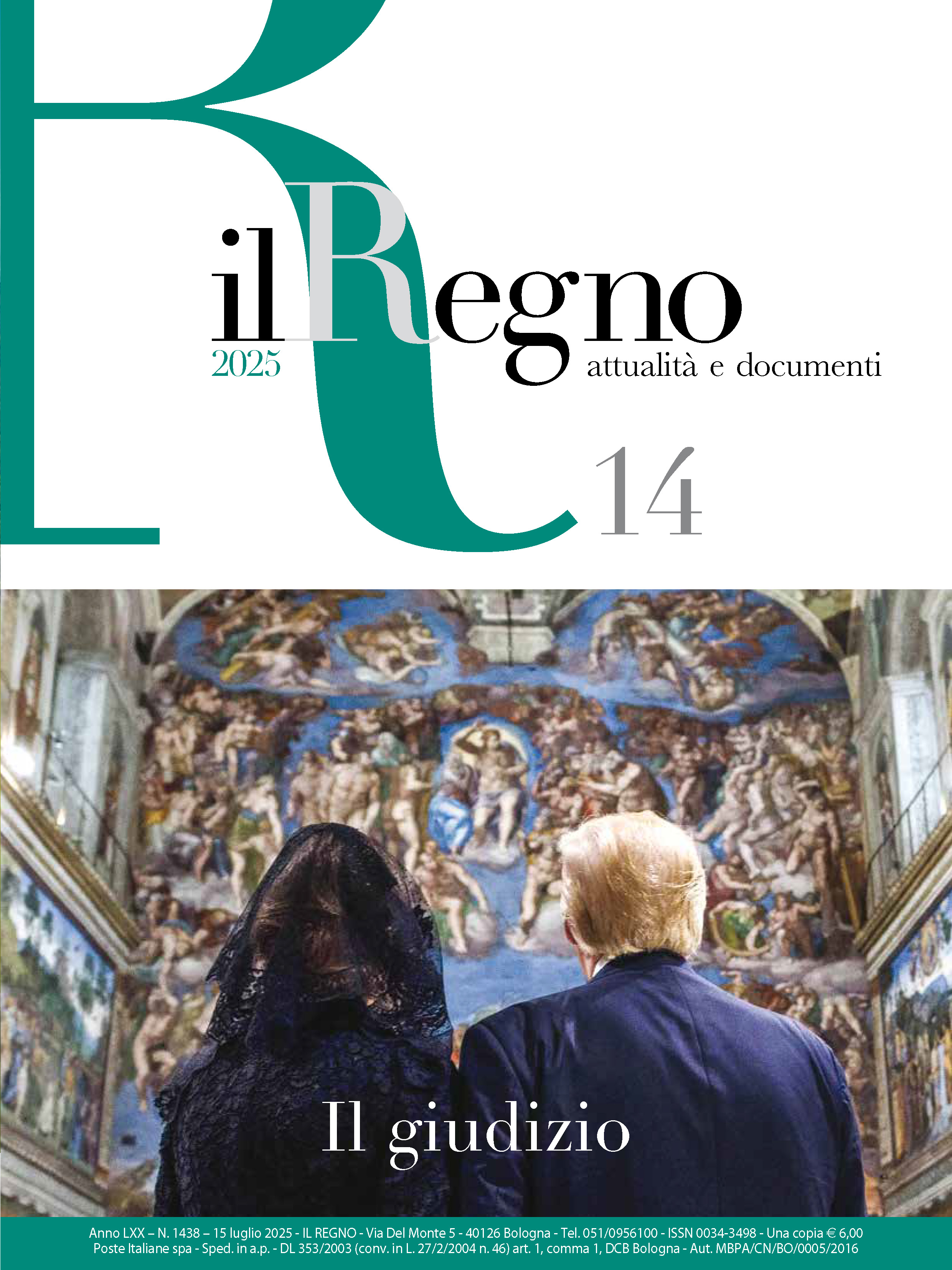 Copertina di Attualità Anno 2025 Numero 14
